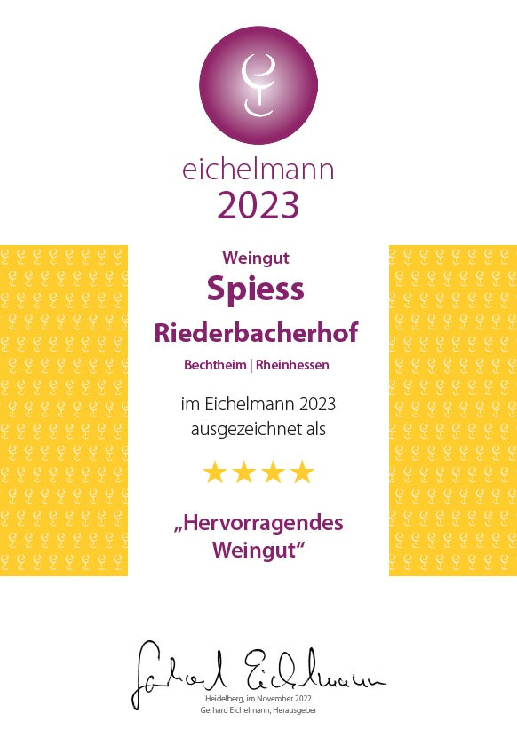 Aufstieg! 4 Sterne im Eichelmann Weinführer 2023